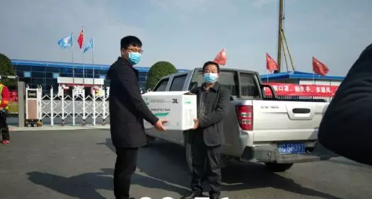 教體新區(qū)熱心捐贈口罩，萬焱建設定不負工期！